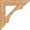 Ekena Millwork Legacy Traditional Smooth Bracket, Western Red Cedar, 3 1/2"W x 20"D x 20"H BKT04X20X20LEC01SWR - alternate 2